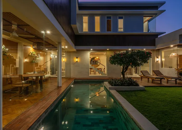 Nestor - New Contemporary 3bd Next To The * Canggu (Bali)